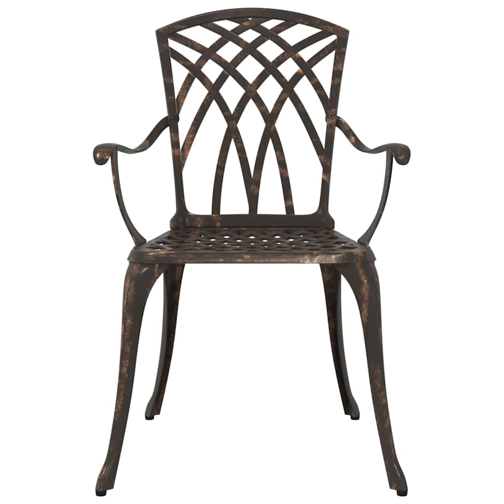 Have Spisebordssæt 5 pcs Bronze Aluminium