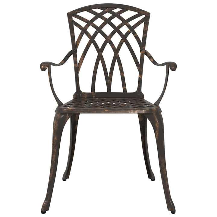 Have Spisebordssæt 5 pcs Bronze Aluminium