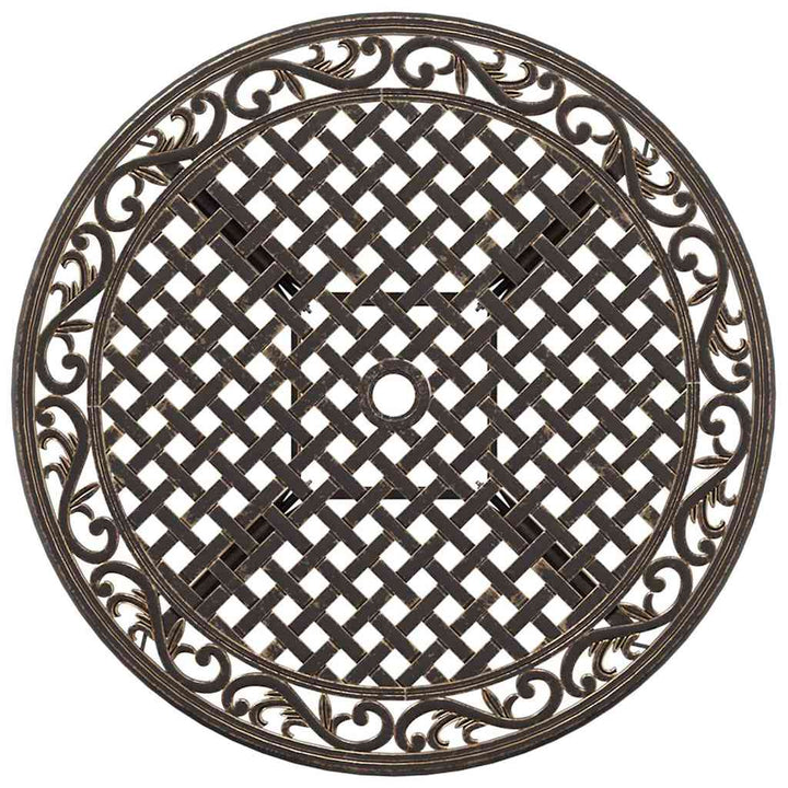 Have Spisebordssæt 7 pcs Bronze Aluminium
