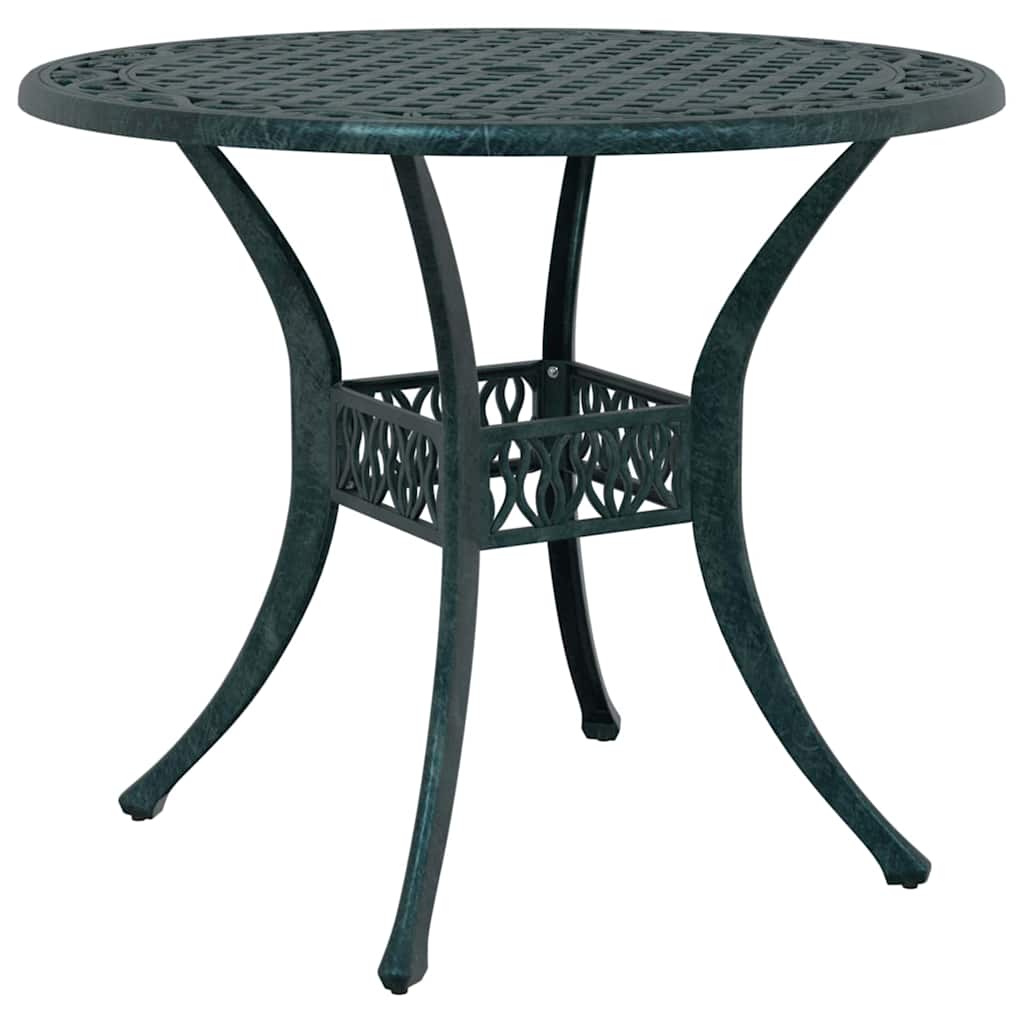 Have Spisebordssæt 5 pcs Grøn Aluminium