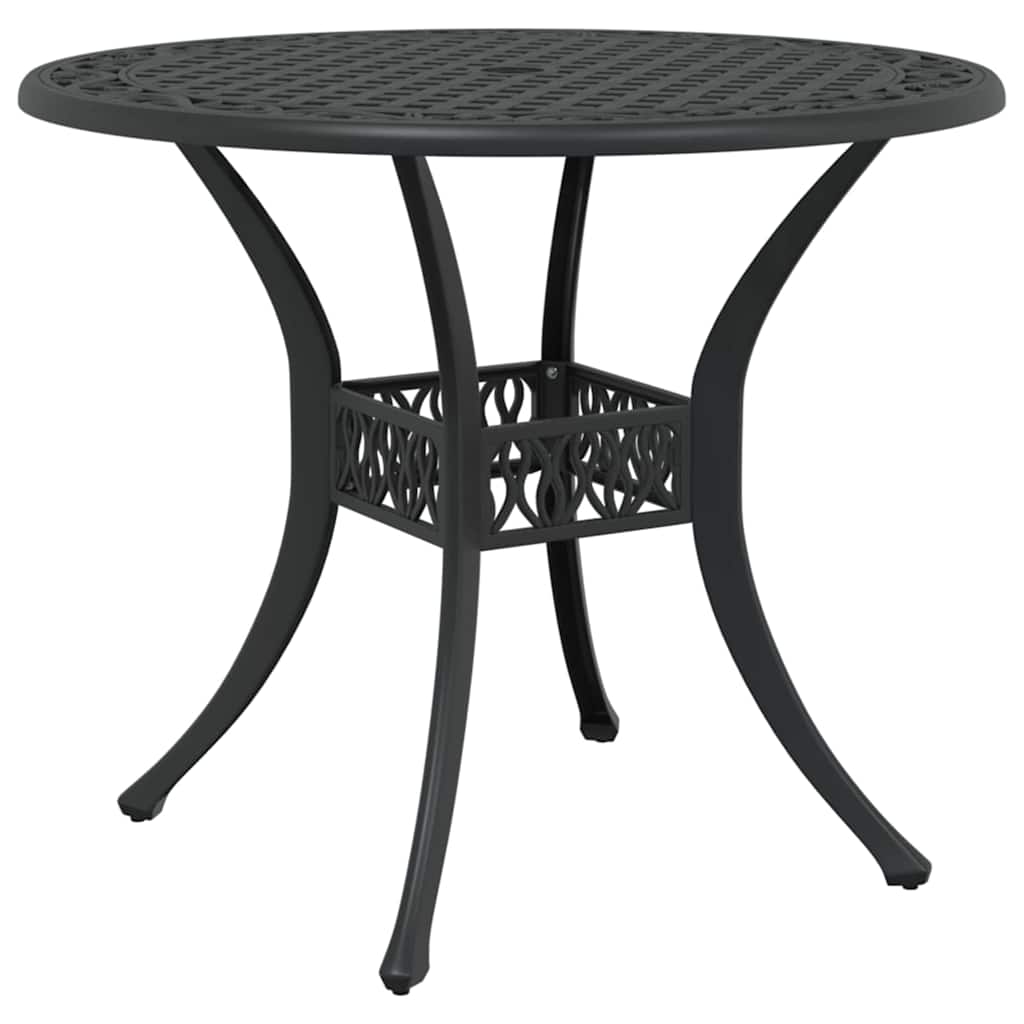 Have Spisebordssæt 5 pcs Sort Aluminium