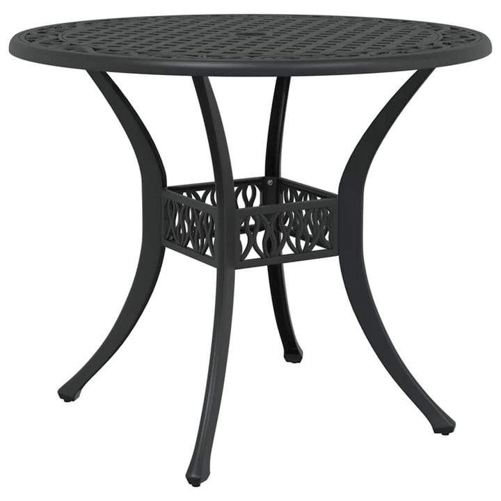 Have Spisebordssæt 5 pcs Sort Aluminium