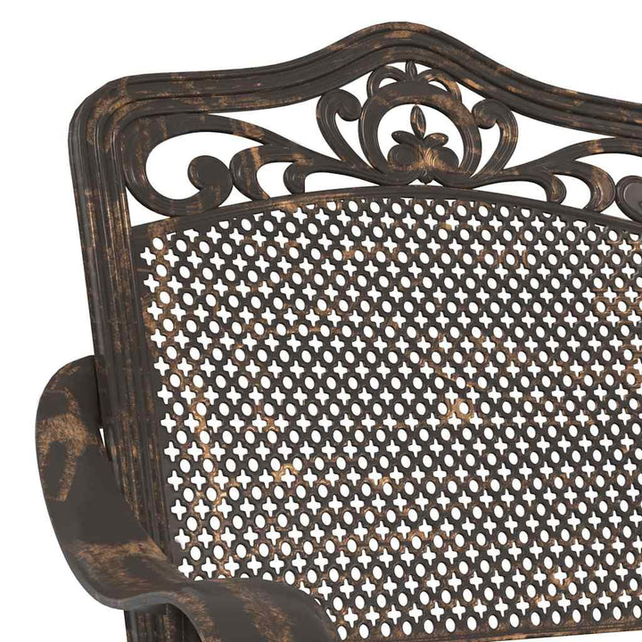 Havebord sæt 3 pcs Bronze Gustt aluminium