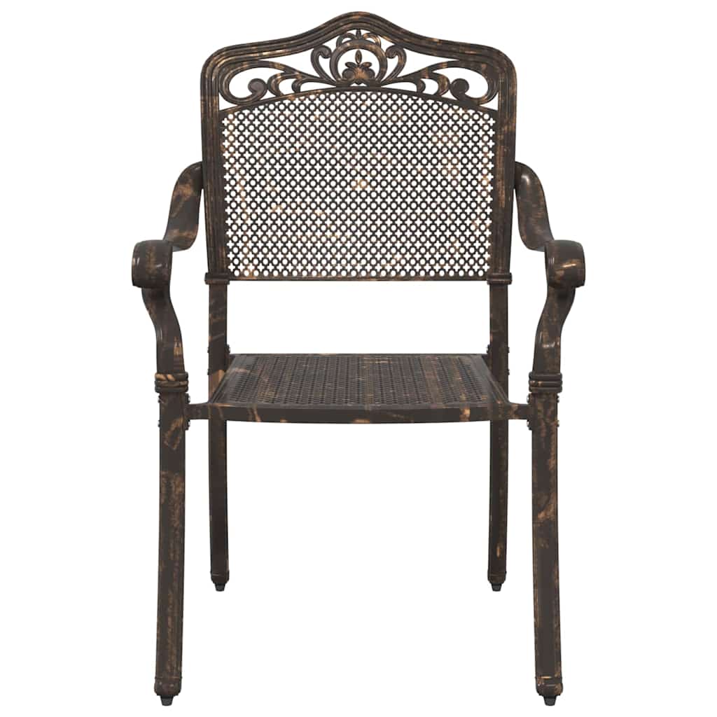 Havebord sæt 3 pcs Bronze Gustt aluminium