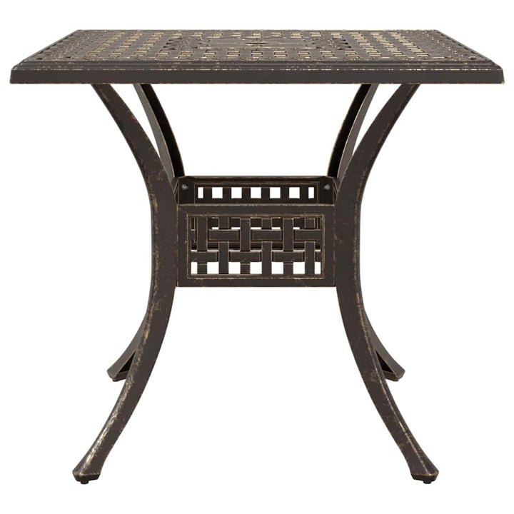 Havebord sæt 3 pcs Bronze Gustt aluminium