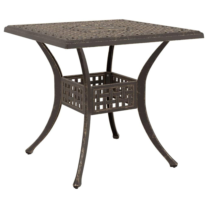 Havebord sæt 5 pcs Bronze Gustt aluminium