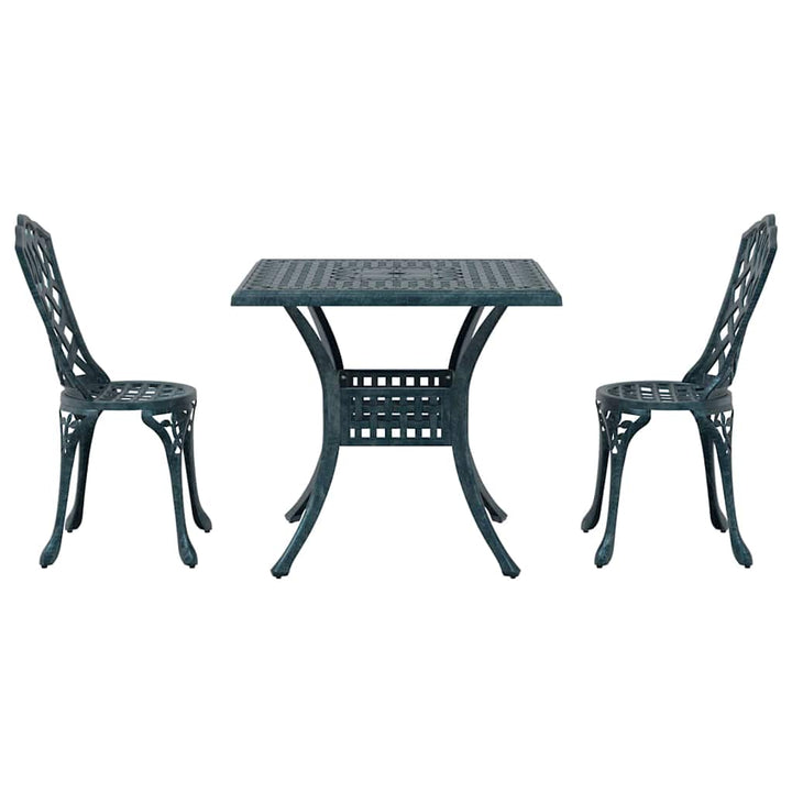 Havebord sæt 3 stk. Grøn Gustt aluminium