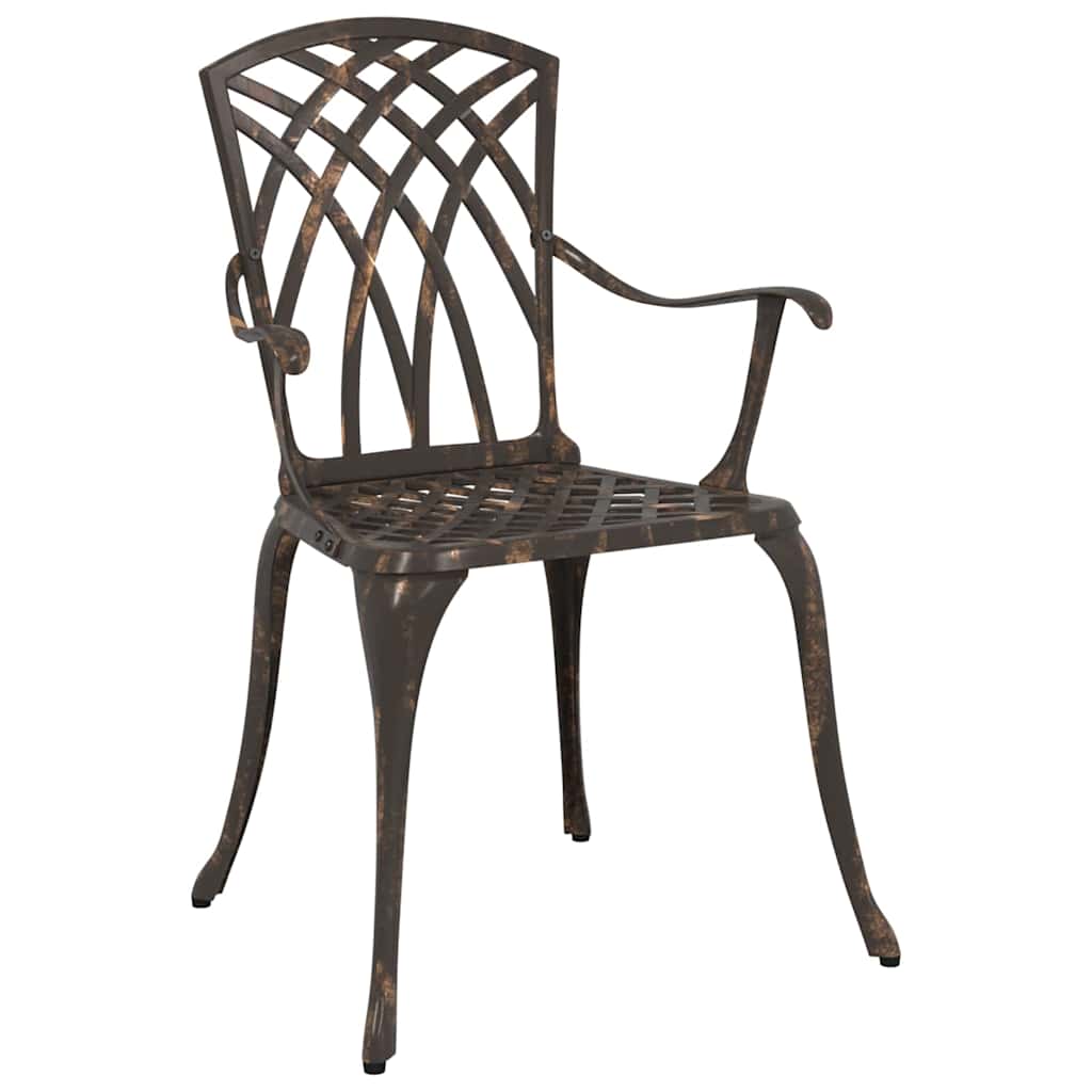 Havebord sæt 3 stk. Bronze Gustt aluminium