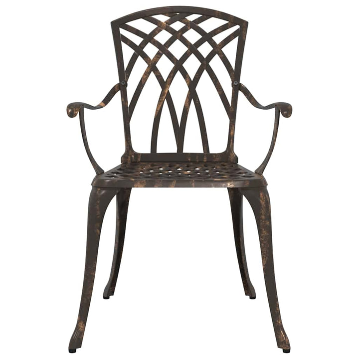 Havebord sæt 3 stk. Bronze Gustt aluminium