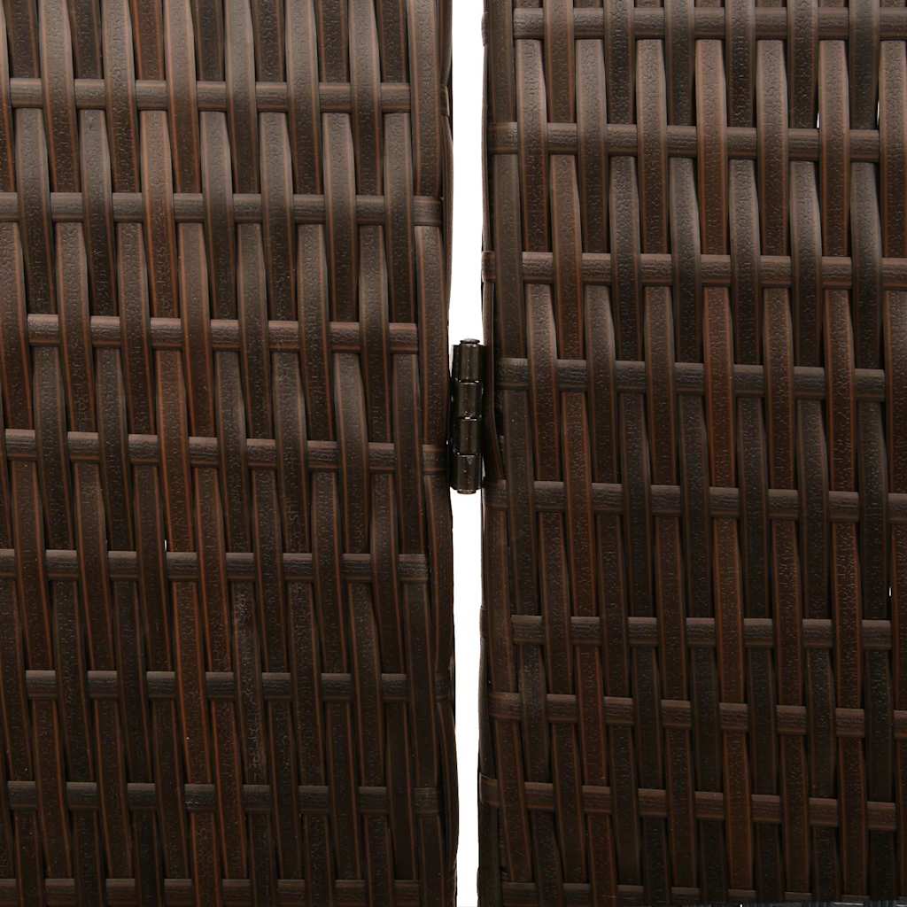 Rumdeler Brun 146 x 180 cm polyrattan