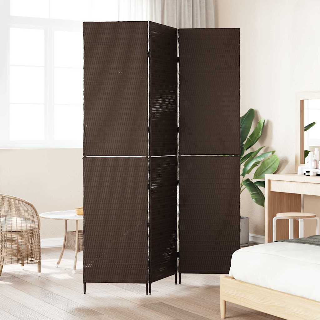 Rumdeler Brun 146 x 180 cm polyrattan