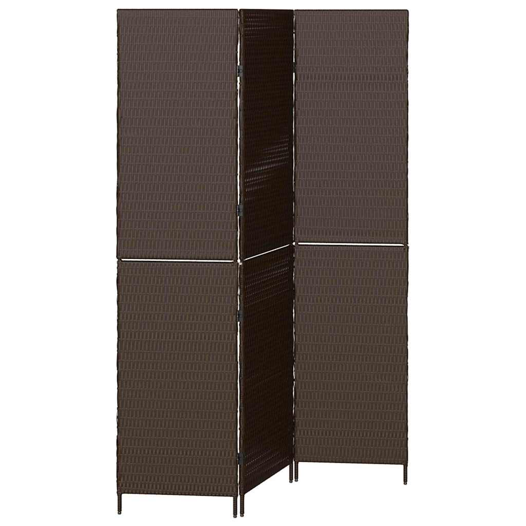 Rumdeler Brun 146 x 180 cm polyrattan
