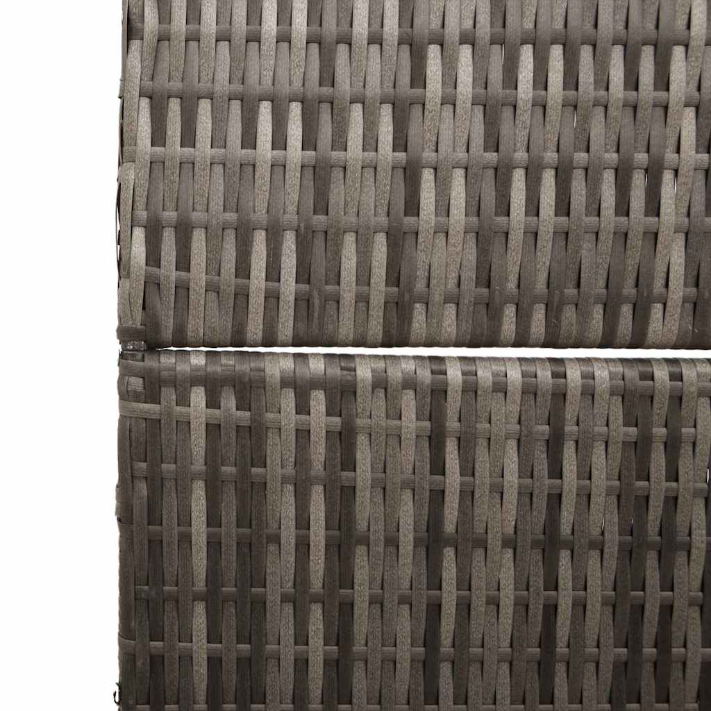 Rumdeler Grå 146 x 180 cm polyrattan