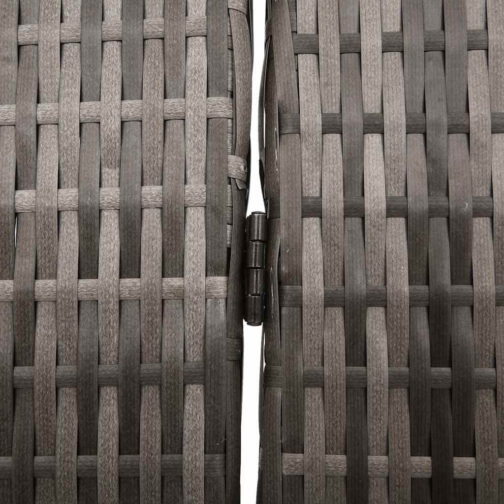 Rumdeler Grå 146 x 180 cm polyrattan