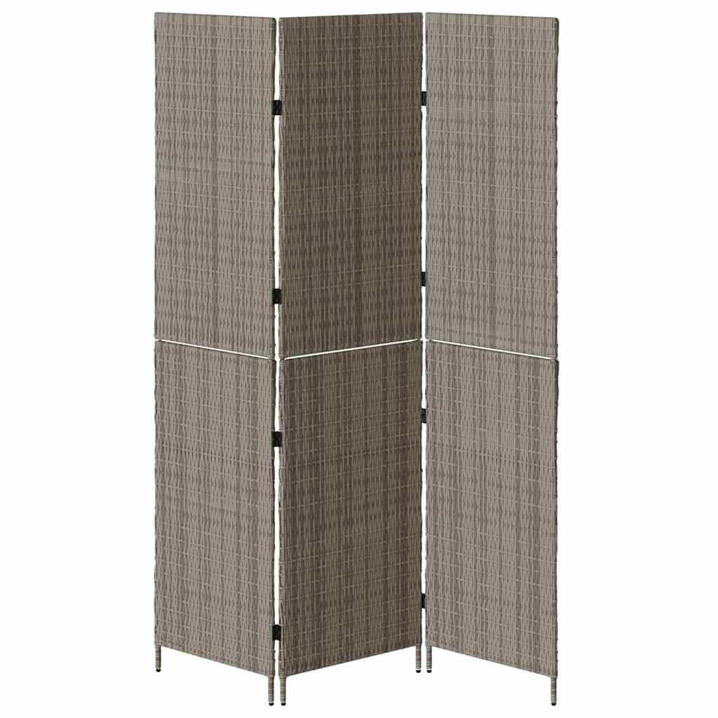 Rumdeler Grå 146 x 180 cm polyrattan