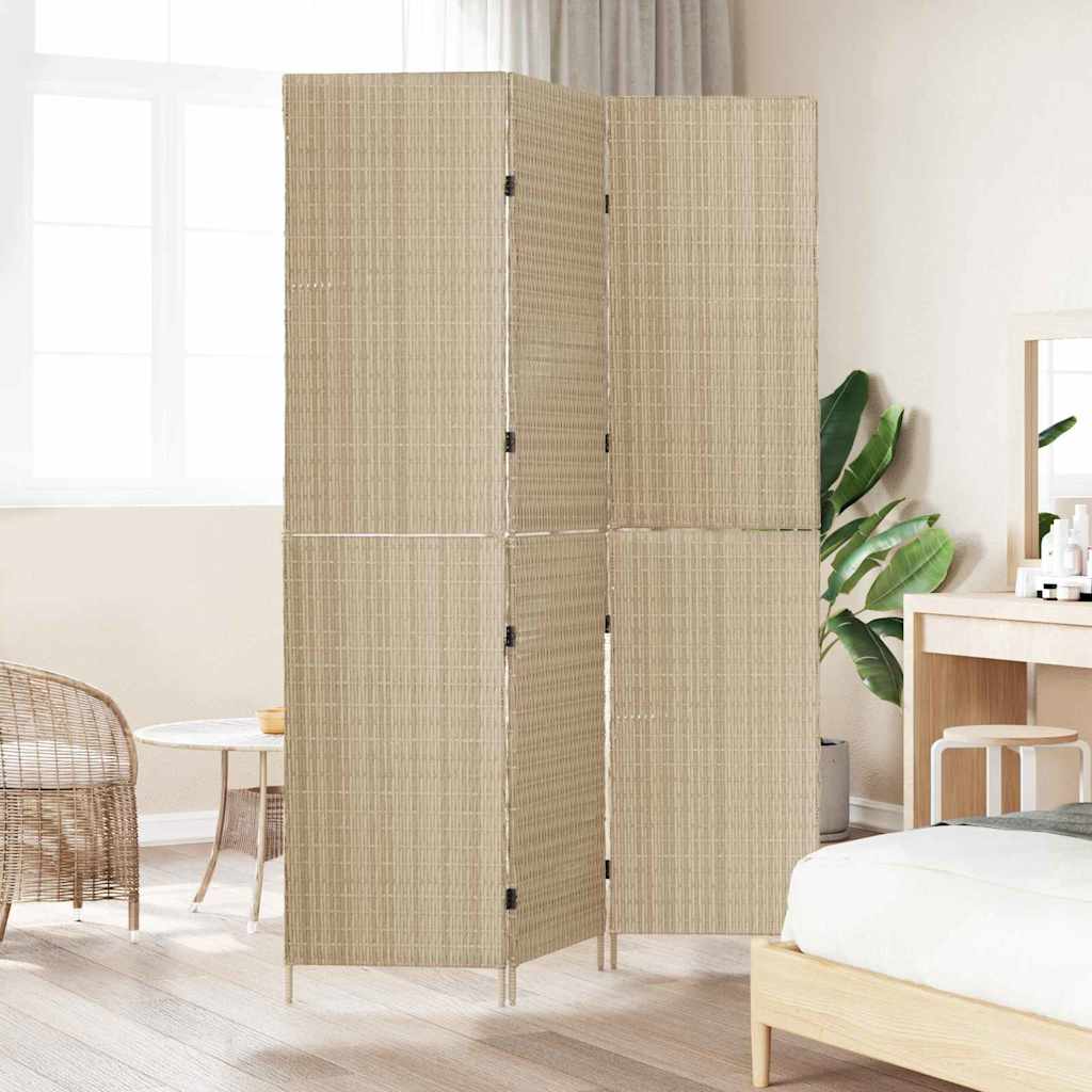 Rumdeler Beige 147 x 180 cm polyrattan