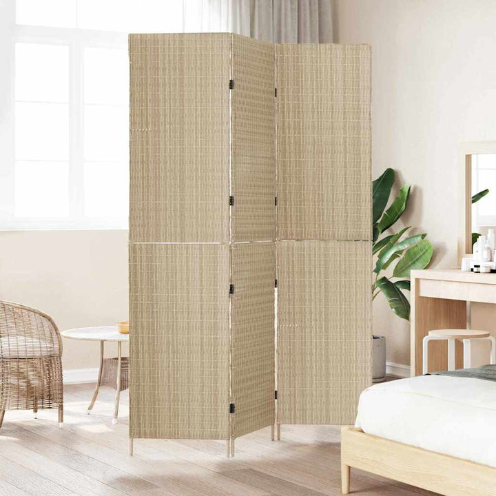 Rumdeler Beige 147 x 180 cm polyrattan