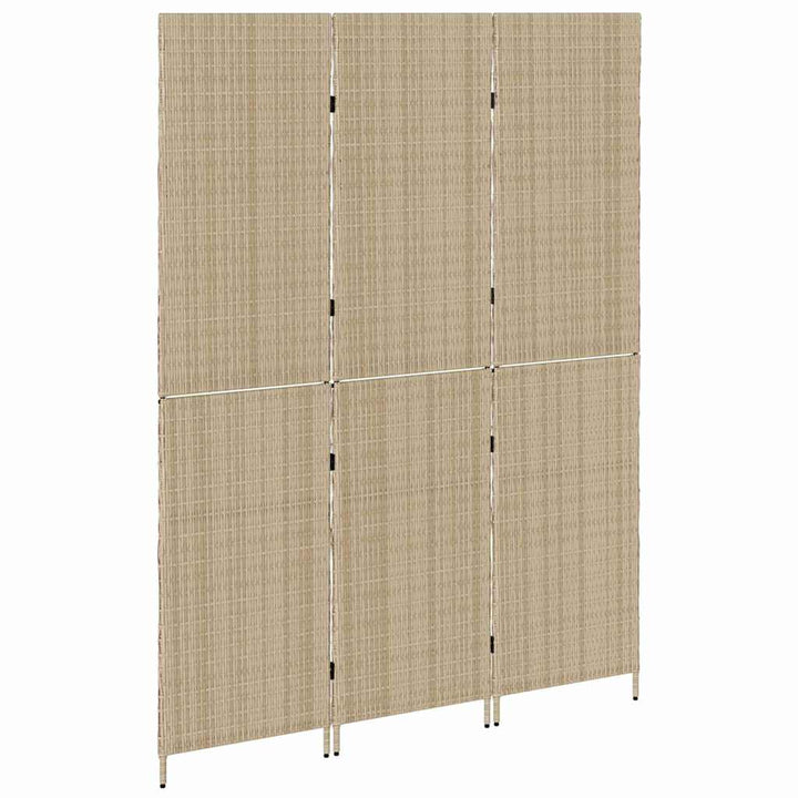 Rumdeler Beige 147 x 180 cm polyrattan