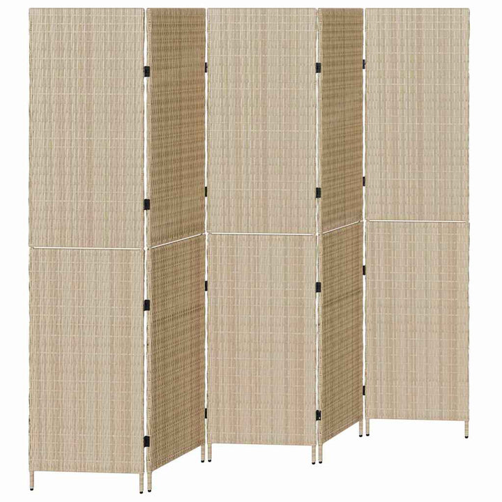 Rumdeler Beige 242 x 180 cm polyrattan