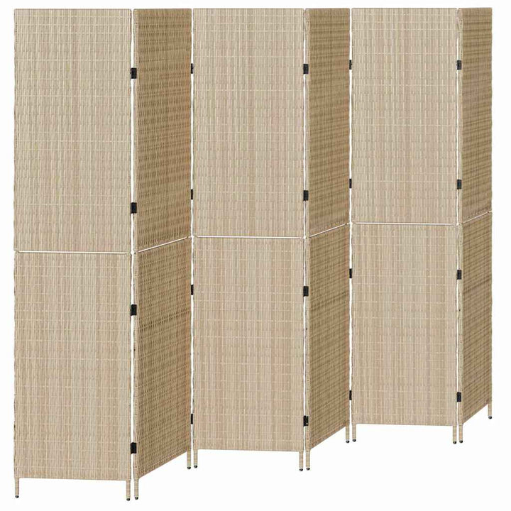 Rumdeler Beige 292 x 180 cm polyrattan
