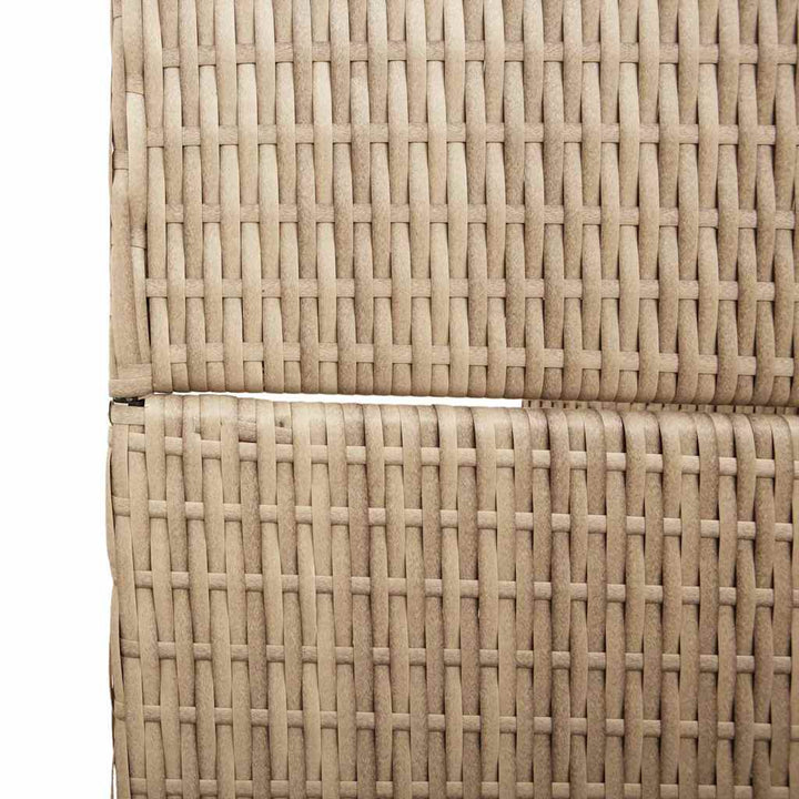 Rumdeler Beige 146 x 200 cm polyrattan