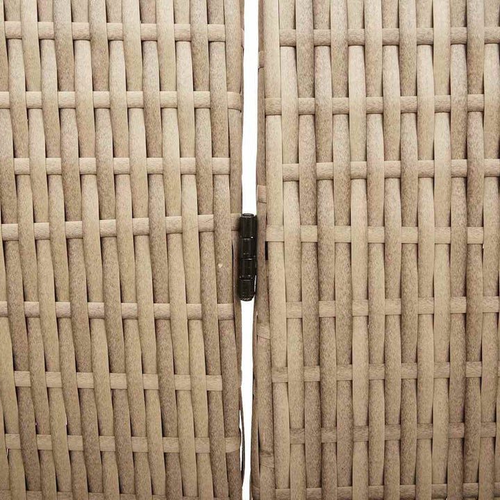 Rumdeler Beige 146 x 200 cm polyrattan