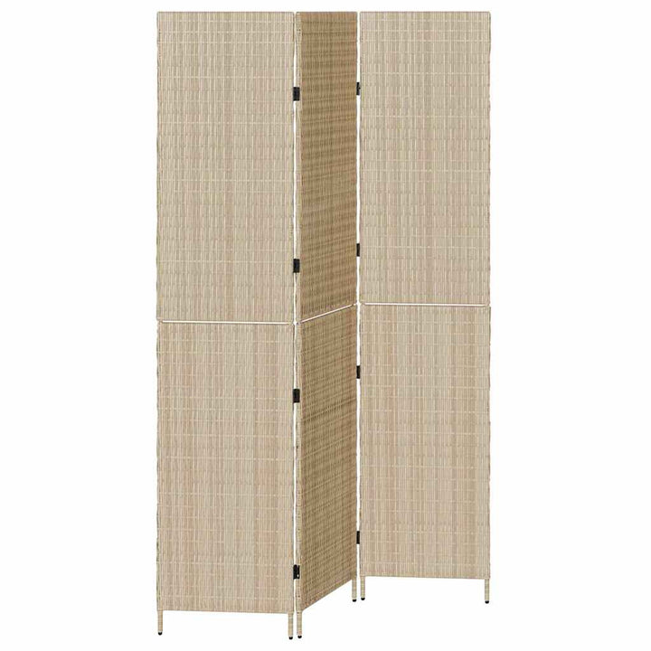 Rumdeler Beige 146 x 200 cm polyrattan