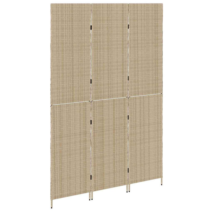 Rumdeler Beige 146 x 200 cm polyrattan