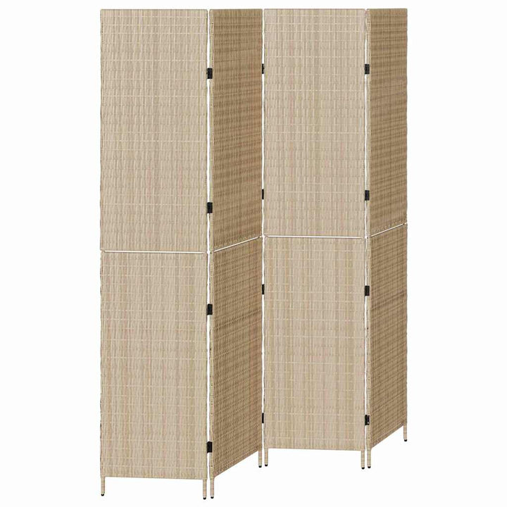 Rumdeler Beige 195 x 180 cm polyrattan