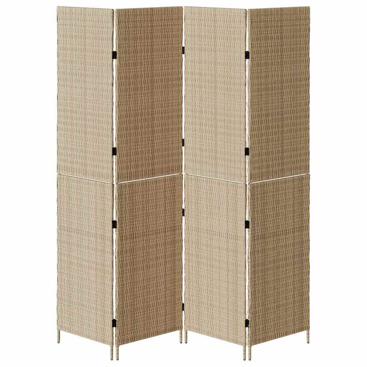 Rumdeler Beige 195 x 180 cm polyrattan