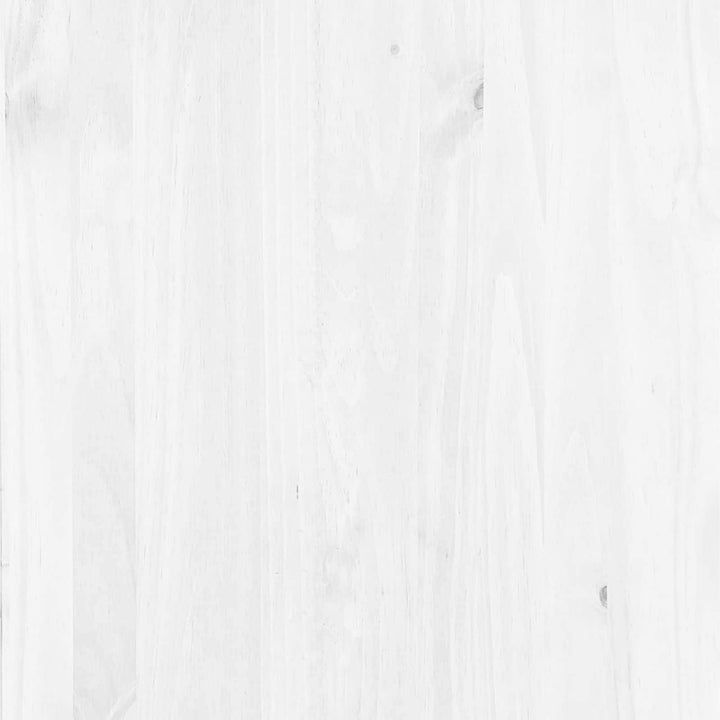 Skuffeskab ASKIM Hvid 79 x 40 x 133,5 cm Massiv fyrretræ