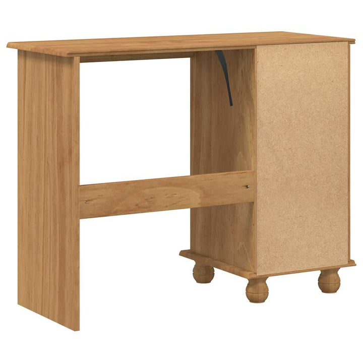 Skrivebord ASKIM Brun 95 x 40 x 75 cm Massiv fyrretræ