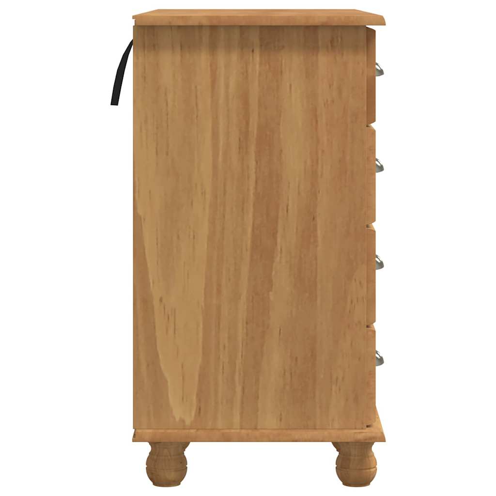Skrivebord ASKIM Brun 95 x 40 x 75 cm Massiv fyrretræ