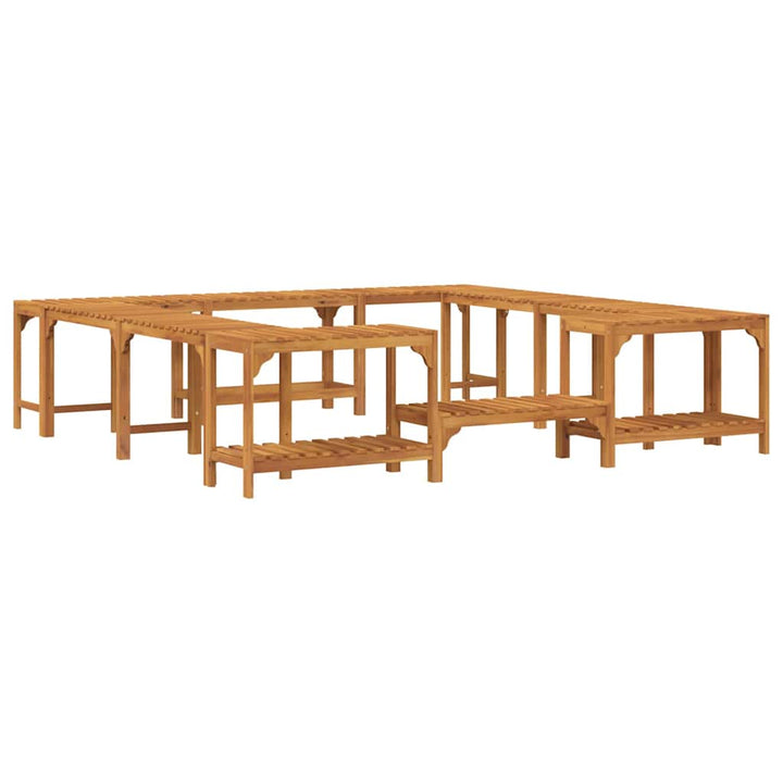 Boblebad omgivelser Brun 230 x 230 cm Massivt Akacietræ