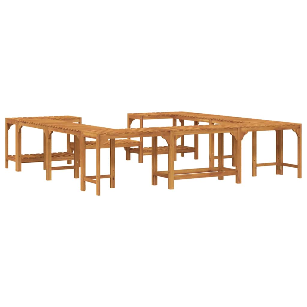 Boblebad omgivelser Brun 230 x 230 cm Massivt Akacietræ