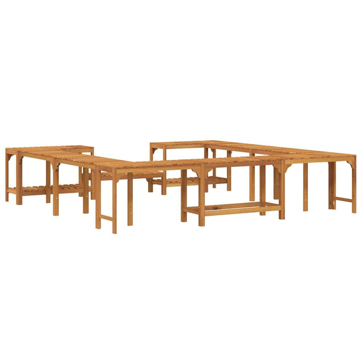 Boblebad omgivelser Brun 255 x 255 x 55,5 cm Massivt Akacietræ