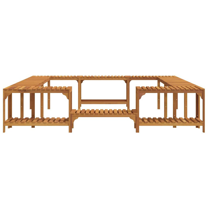 Boblebad omgivelser Brun 255 x 255 x 55,5 cm Massivt Akacietræ