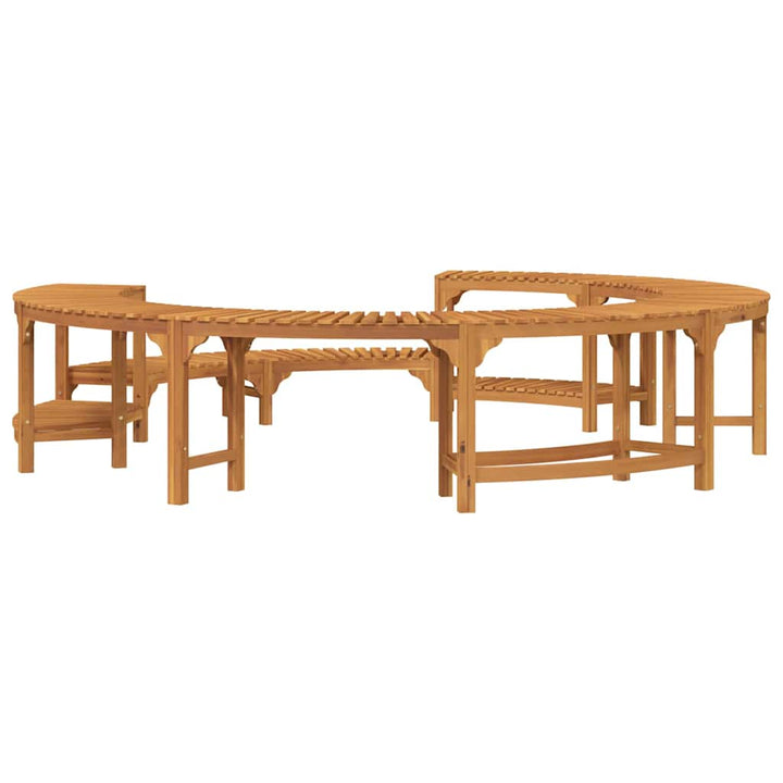 Boblebad omgivelser Brun Ø255 x 55,5 cm Massivt Akacietræ