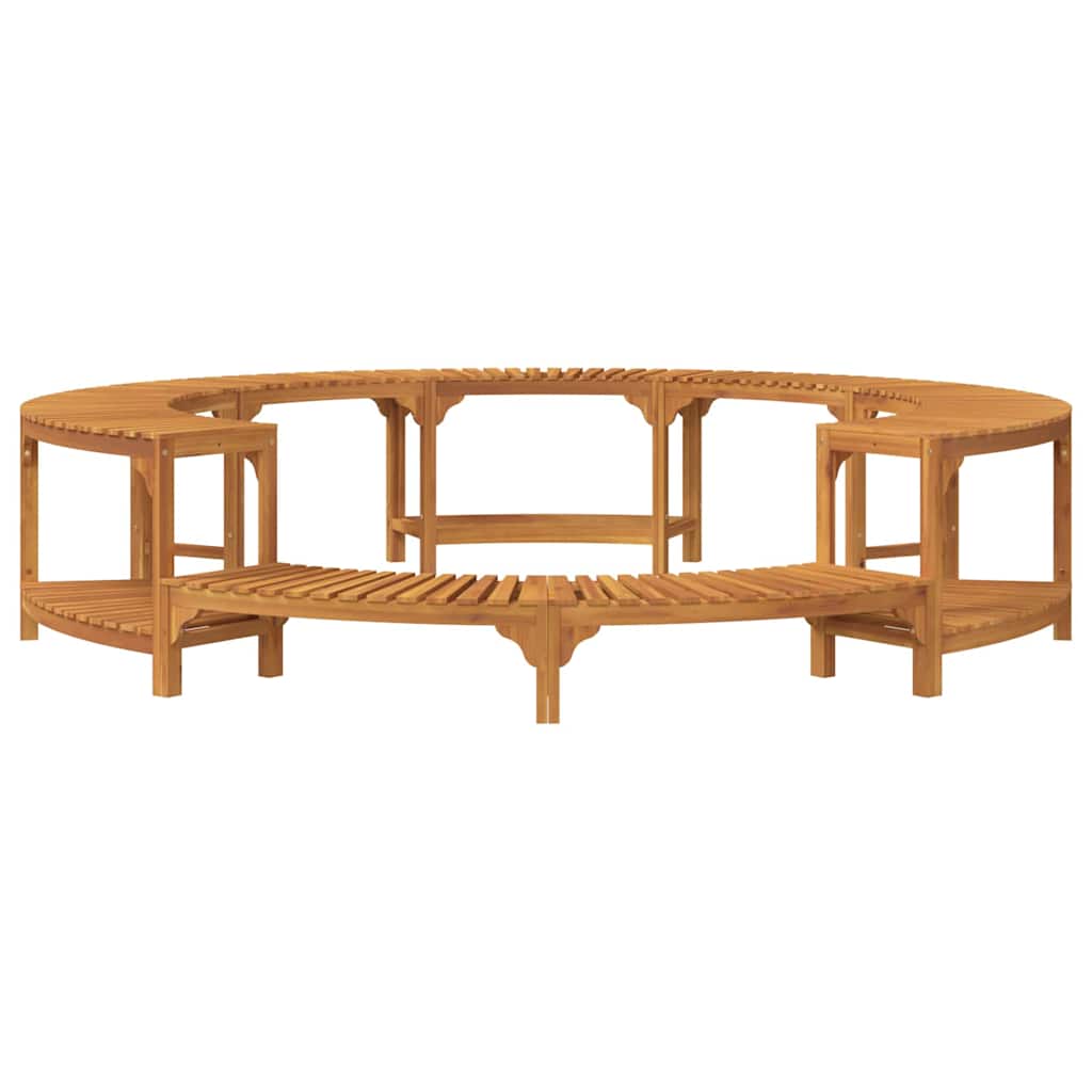 Boblebad omgivelser Brun Ø255 x 55,5 cm Massivt Akacietræ