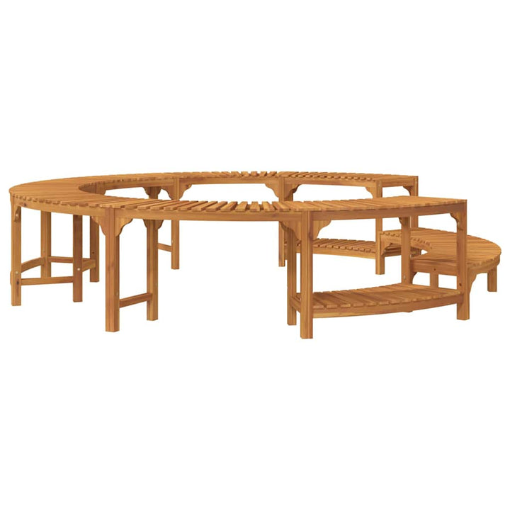 Boblebad omgivelser Brun Ø255 x 55,5 cm Massivt Akacietræ