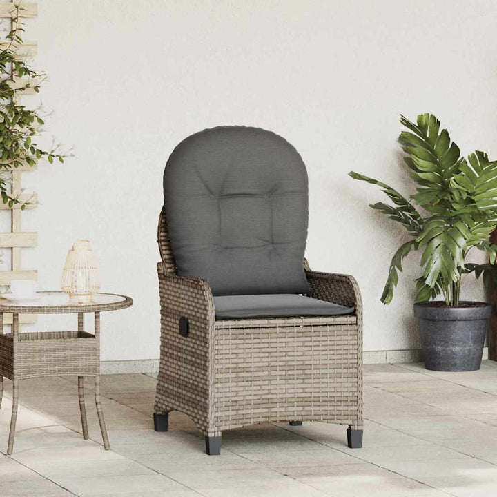 Liggestol Grå polyrattan