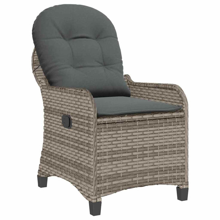 Liggestol Grå polyrattan