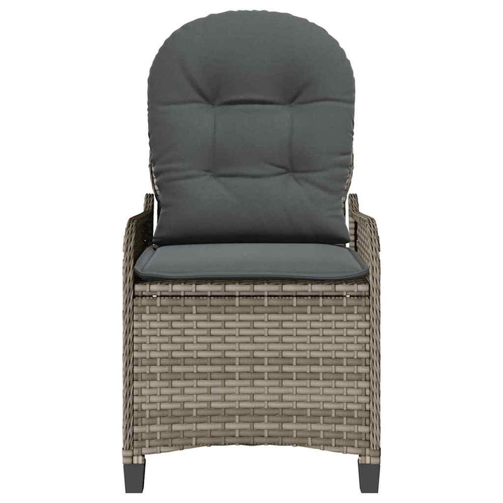 Liggestol Grå polyrattan