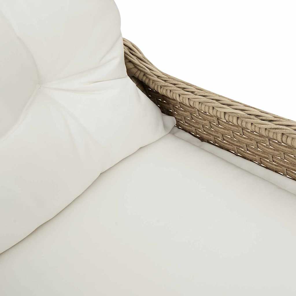 Liggestol Beige polyrattan