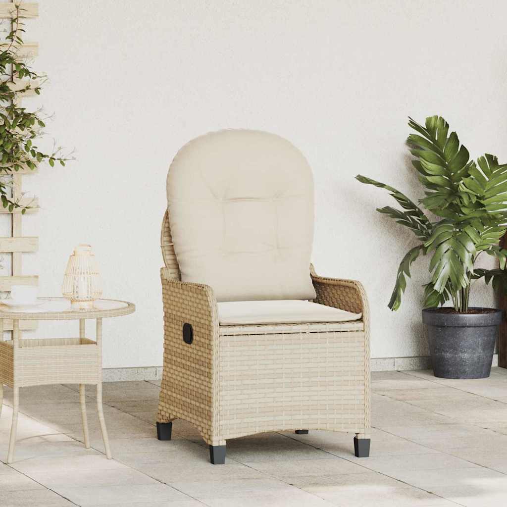 Liggestol Beige polyrattan