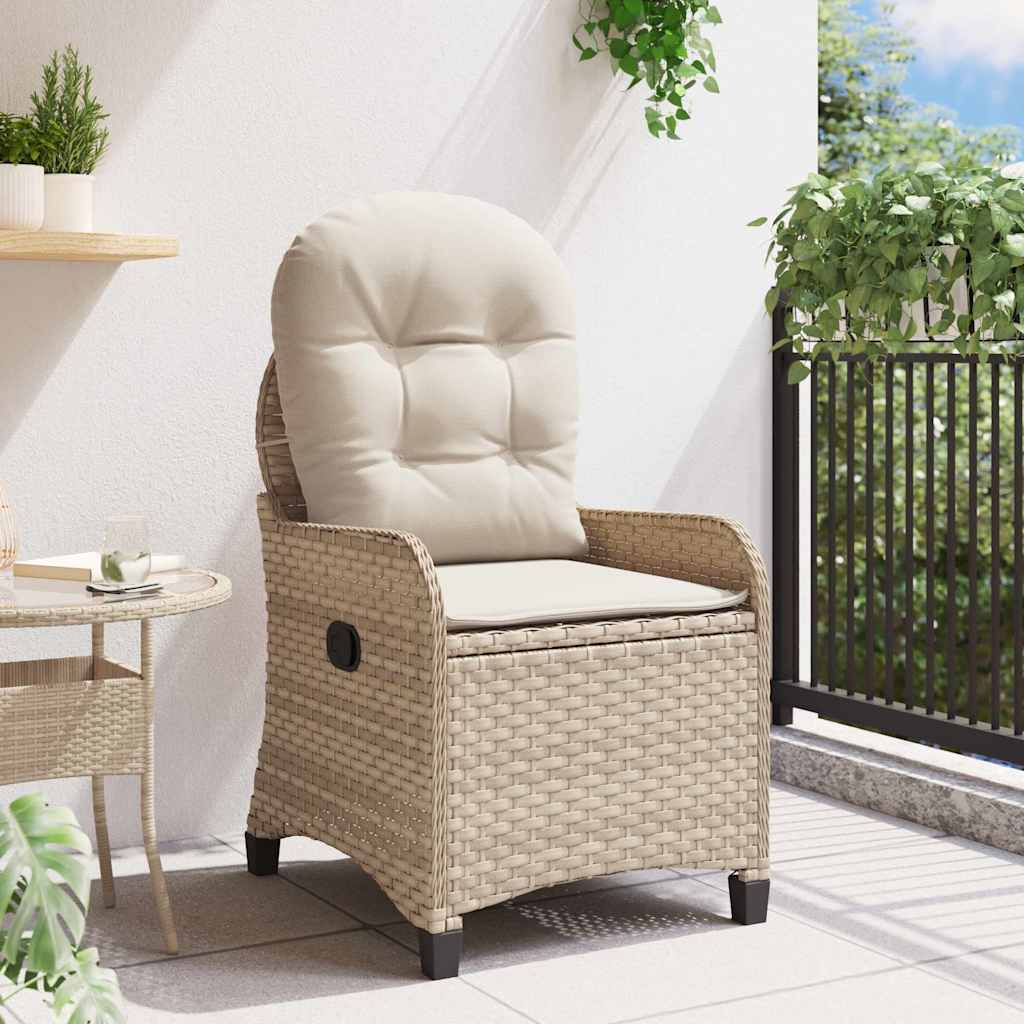 Liggestol Beige polyrattan
