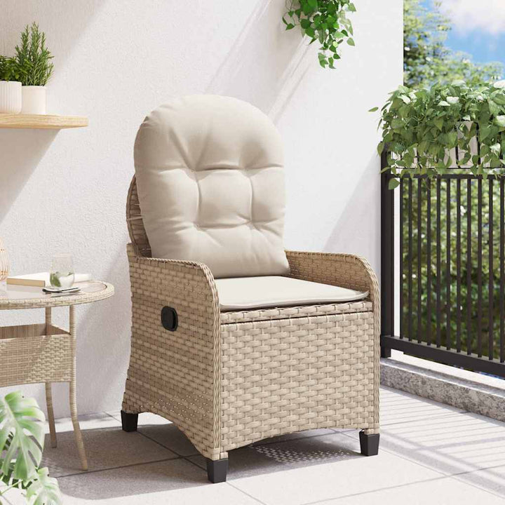 Liggestol Beige polyrattan