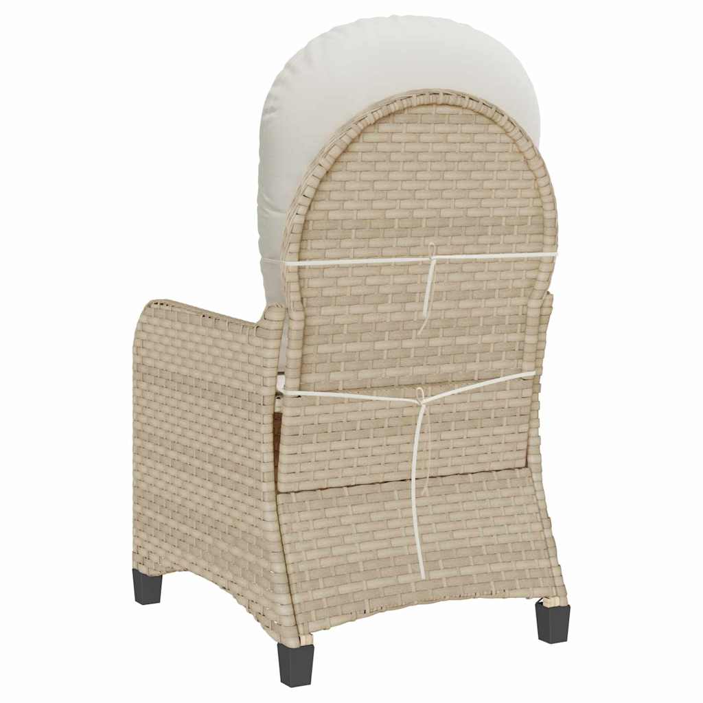 Liggestol Beige polyrattan