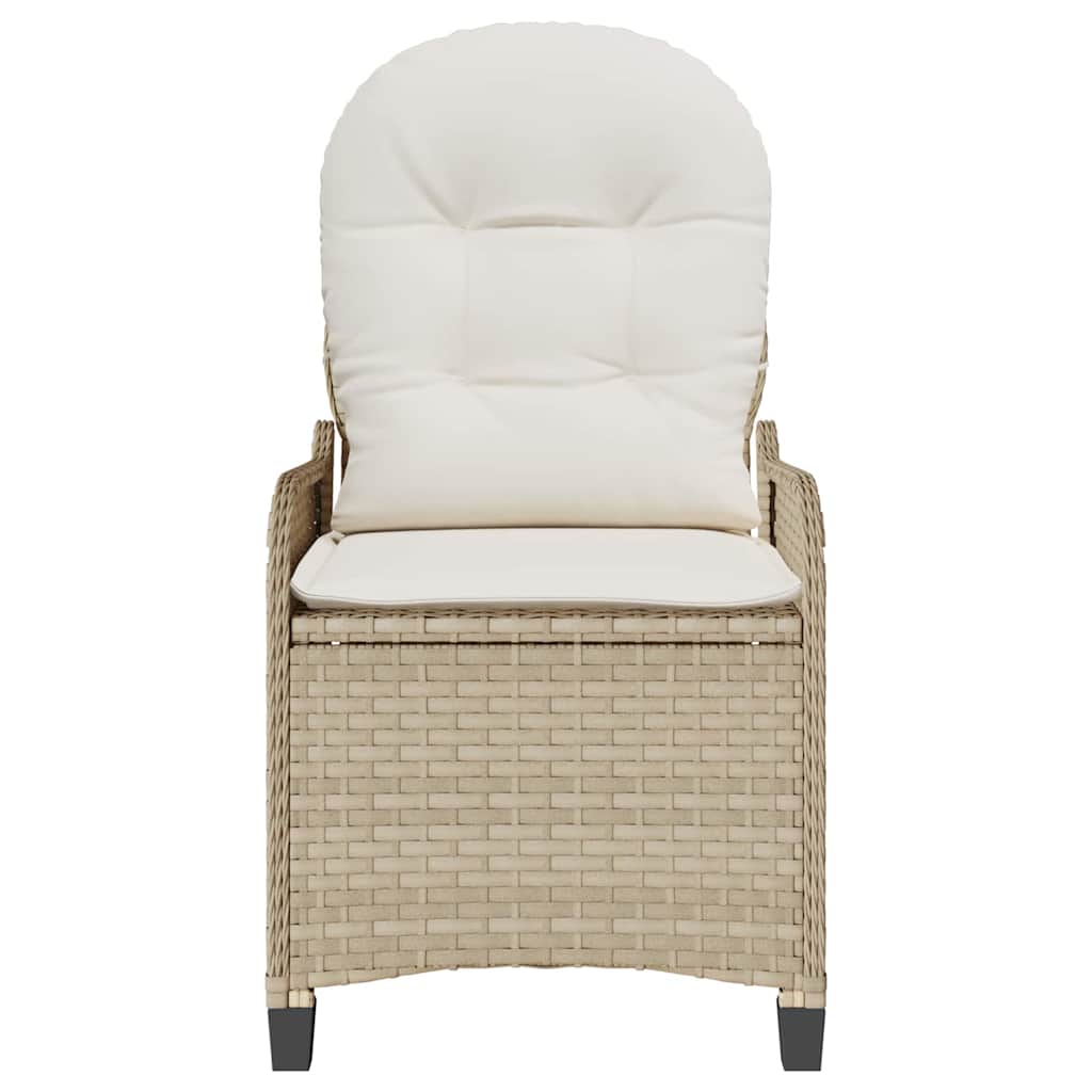 Liggestol Beige polyrattan