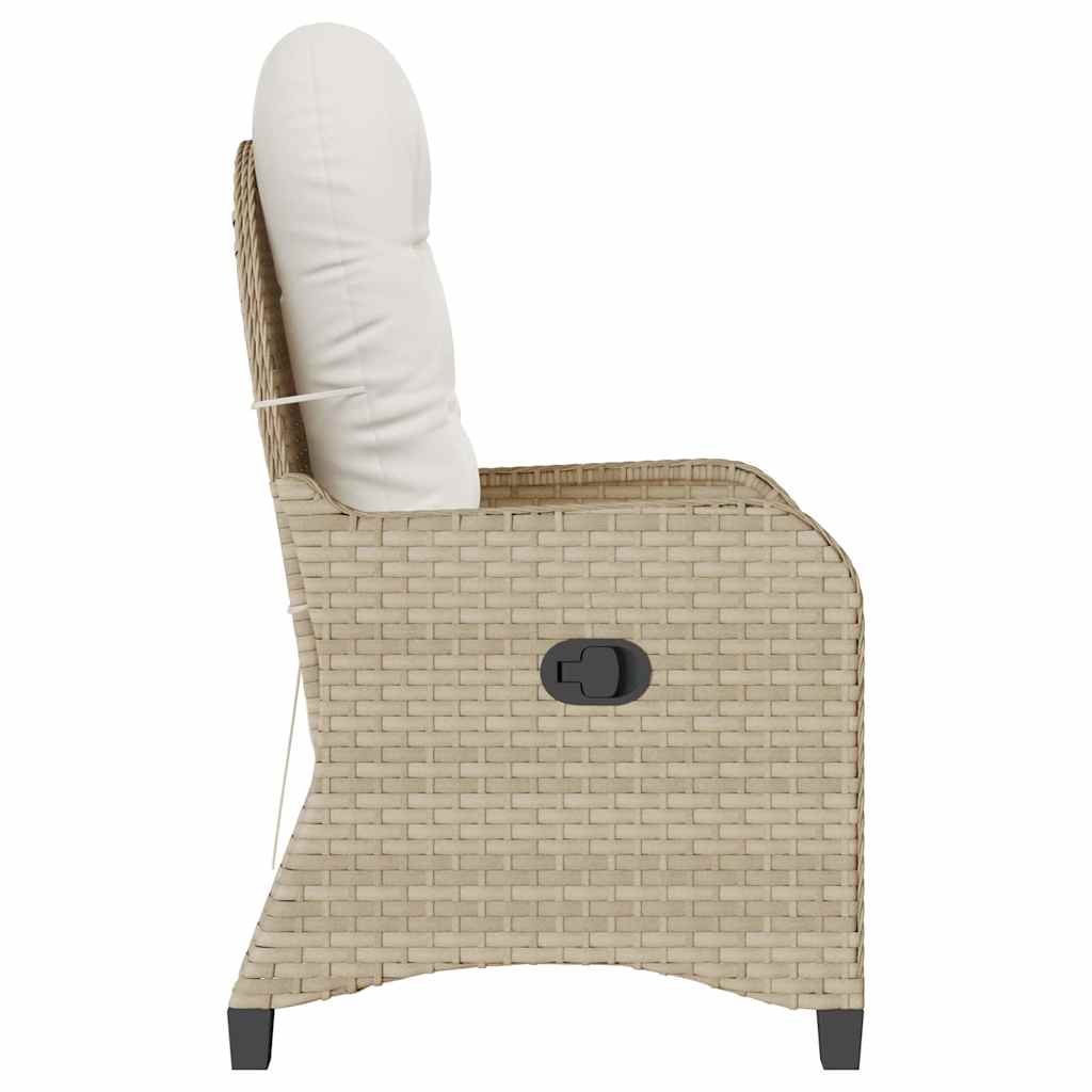 Liggestol Beige polyrattan